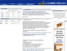 Tablet Screenshot of finsector.com